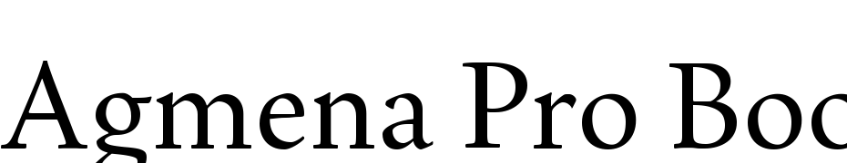 Agmena Pro Book cкачати шрифт безкоштовно
